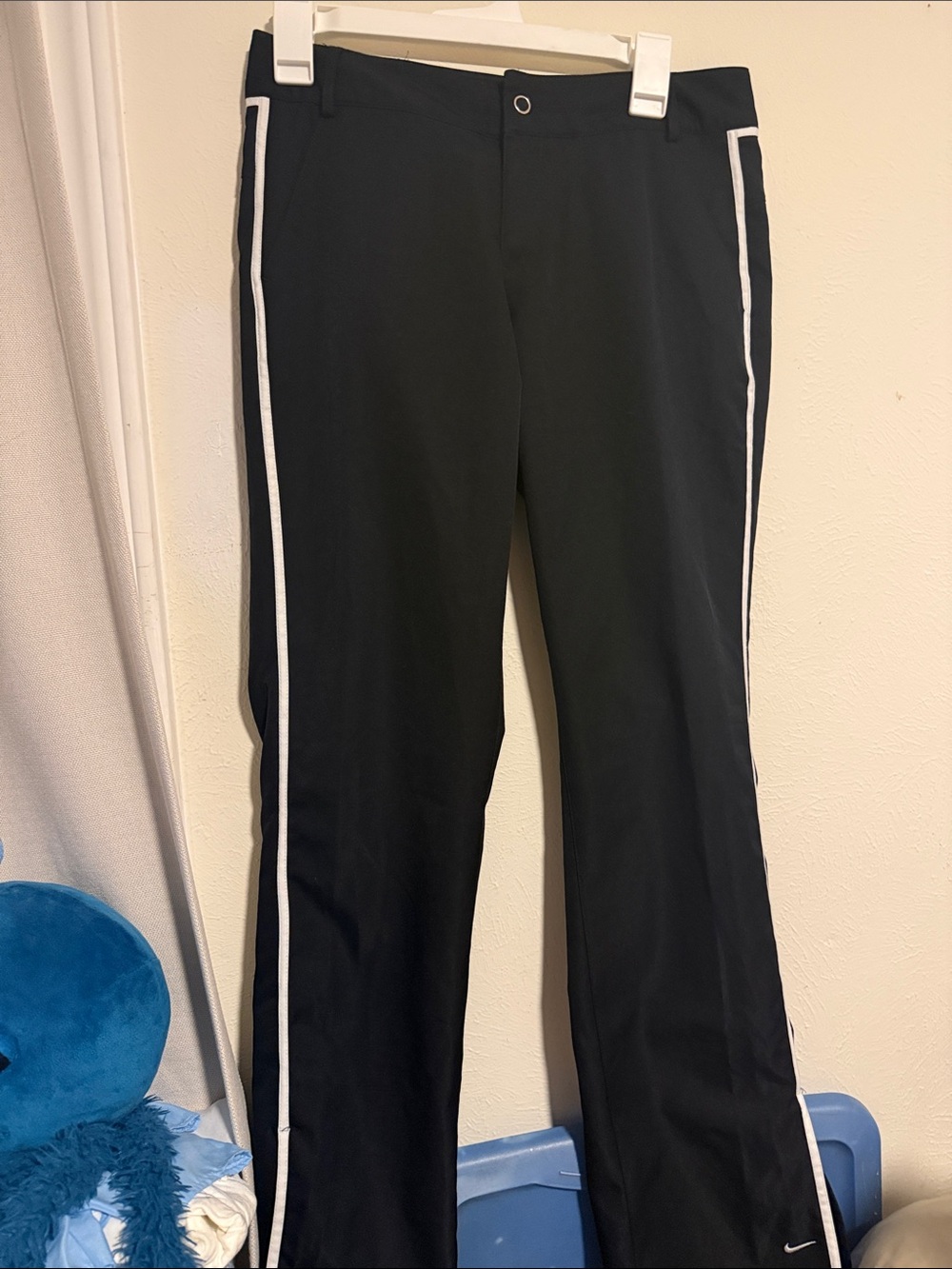 Nike woman’s  Black Pants with White Side Piping